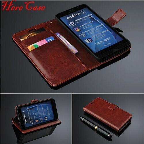 Retro Genuine Leather Stand Flip Wallet Case For Asus Zenfone 2 ZE551ML Capa Case For ASUS Zenfone 3 ZE520KL/ZE552K 3 Max ZC520T
