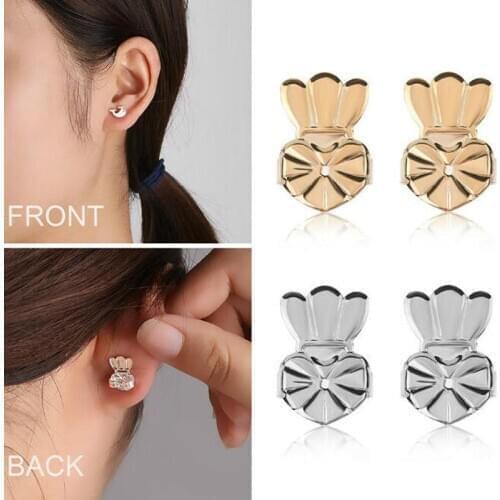 Crown Stud Back Earring Lifters Adjustable Earring Lifts Ear Lobe Ster AM2073