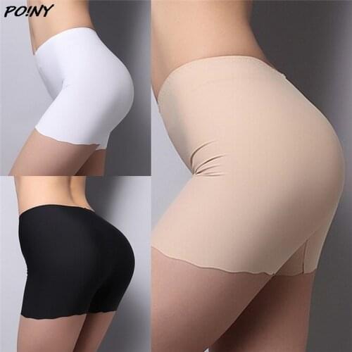 Safety Short Pants Under Skirts For Women Boyshorts Panties Seamless Big Size Female Safety Boxer Panties Underwear