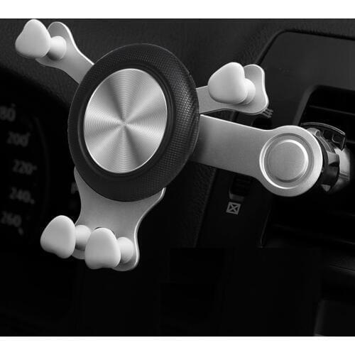 Universal Smartphone Car Air Vent Mount Holder Cradle Compatible With iPhone X/8/7/7P/6s/6P/5S, Galaxy S5/S6/S7/S8/S9 and More