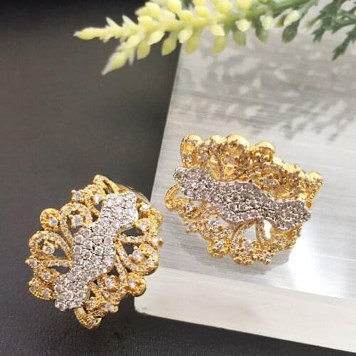 Vanifin Fashion Jewelry Trendy Exquisite butterfly-shaped gold ingot Micro Plated Party Earrings Anniversary Daily Best Gift