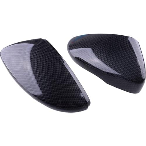 1 Pair Car Side Rearview Mirror Cover Cap 3C8857537 Fit For VW Beetle Jetta Passat CC Scirocco Eos 2012 2013 2014 2015 2016