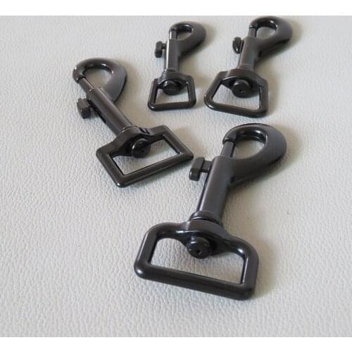 10Pcs 12mm 15mm 20mm 25mm Metal Swivel Lobster Clasp Belt Buckle Clip Loop Snap Hook For Dog Pet Leads Leash Hardware Accessory