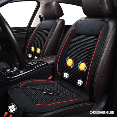 12V Seat ventilation 1pc car seat cover for Ssangyong all model Actyon Kyron Tivolan Rexton korando summer Pad Cushion