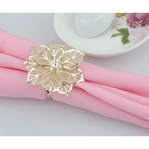 50pcs/lot Exquisite high-end hotel restaurant dedicated napkin ring mouth cloth napkin ring napkin ring seat ring