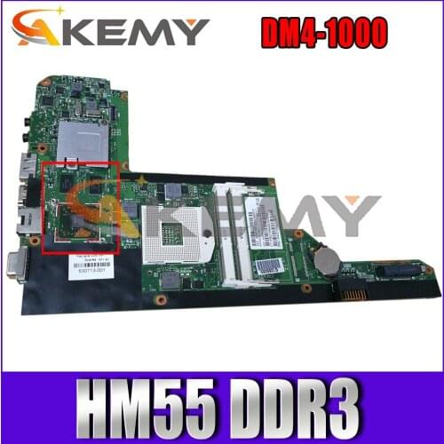 608203-001 608203-601 For HP Pavilion DM4-1000 Notebook Mainboard 6050A2314301-MB-A04 HM55 216-0774009 DDR3 Laptop Motherboard