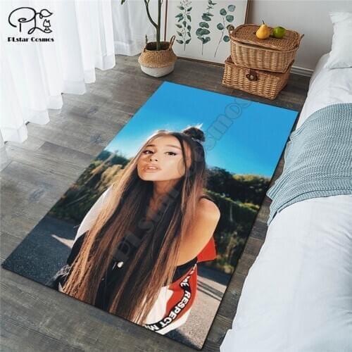 Ariana Grand carpet Square Anti-Skid Area Floor Mat 3D Rug Non-slip Mat Dining Room Living Room Soft Bedroom Carpet style-04