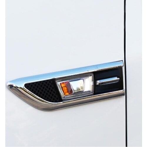 Car Styling Chrome Signal Lamp Cover Side Lights Emblem Decoration Trim Sticker for Chevrolet Cruze Sedan Hatchback 2009-2015