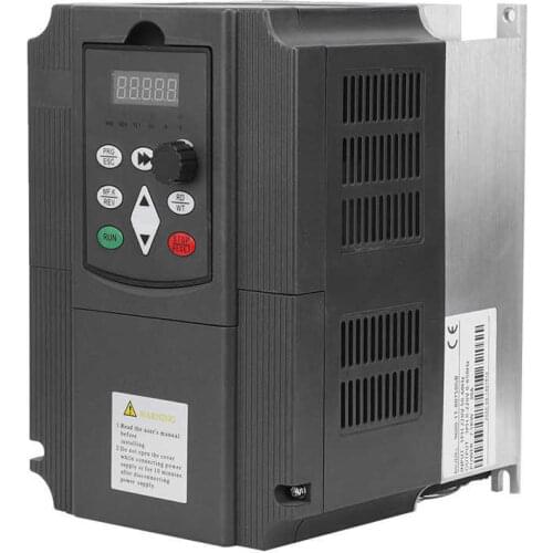 Frequency Converter 7.5KW Single Phase 220V AC Input 3 Phase 220V AC Output VFD Inverter Motor Speed Control Frequency Inverter