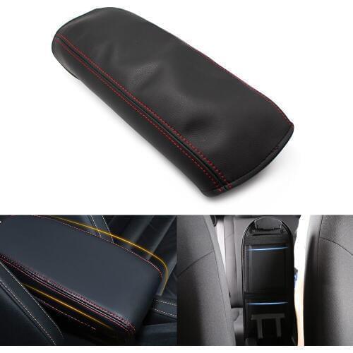 Car Center / Door Armrest Panel Microfiber Leather Cover For Honda Civic 8th Gen 2006 2007 2008 2009 2010 2011