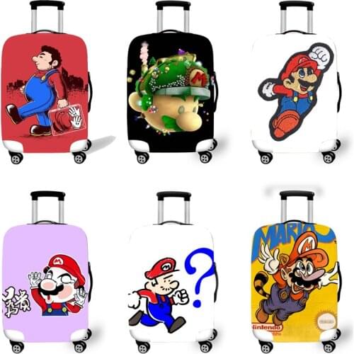 Elastic Luggage Protective Cover Case For Suitcase Protective Cover Trolley Cases Covers 3D Travel Accessories brother Pattern T