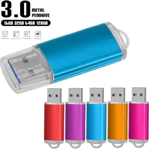 Usb 3.0 Flash Drive pendrive 128GB 64GB Pen Drive 16G 32g High Speed cle usb Stick memoria usb flash disk mini usb custom logo