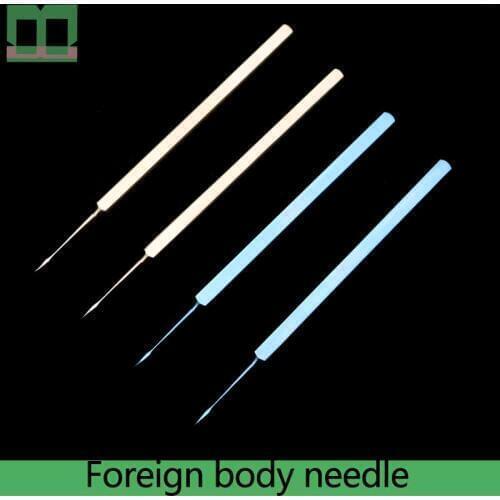 Iris spatula and hook Eye surgical instruments and tools stainless steel titanium alloy foreign body needle