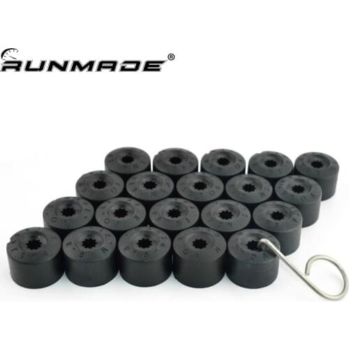 Runmade For VW Jetta Golf MK5 Passat B6 Wheel Lug Bolt Center Nut Cover Caps 1K0 601 173 A