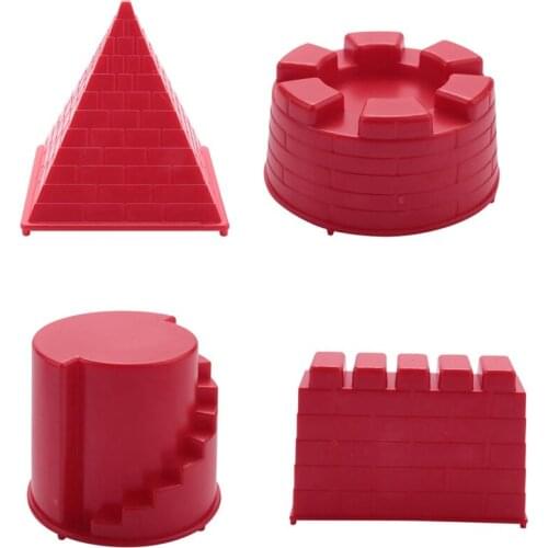 Creative ChildrenS Animal Pyramid Castle Sand Mold Diy Summer Beach Tool Set Classic Water Playing Toys For Kids