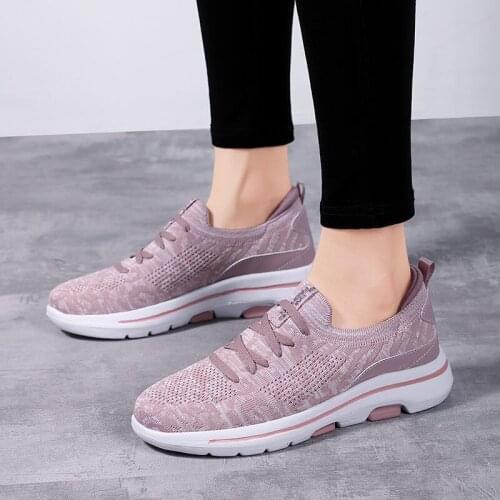 2021 Summer Fashion Trainers Women Breathable Mesh Shoes Chaussures Casual Lightweight Walking Sneakers Zapatos De Mujer Zapatos