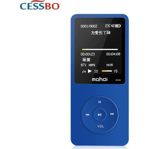 M280 8G 80 Hour Long Battery MP3 Support Tf Card LRC Hifi Player Mini screen Voice Recorder Fm Radio PK Ruizu X50 Clip RUIZU X02