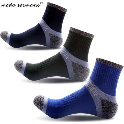 Men Running Sport Socks Cotton Compression Cycling Socks Professional Running Basketball Bike Socks Low Cut Run Sports Sock