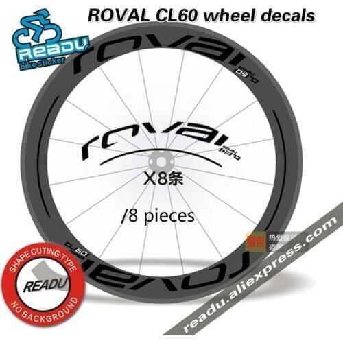 ROVAL CL60 wheel stickers road bicycle Carbon knife decals ROVAL wheel rims stickers decals for two wheel stickers