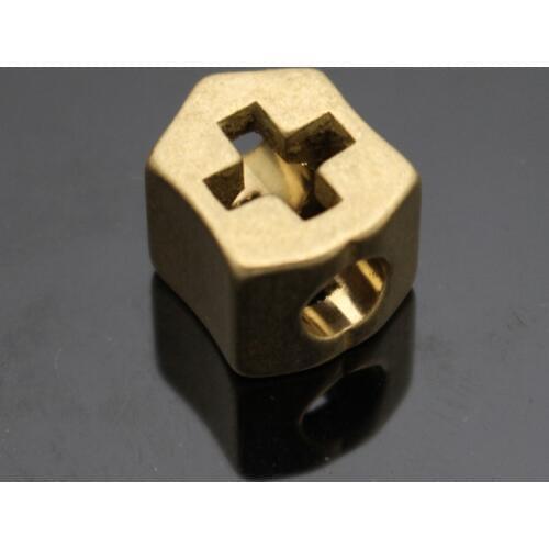 By Hand Heart Brass Knife Beads Pendant Rope Copper Knife Fall Rope Outdoors Knife EDC Knife Pendant Brass Pendant Multi Tool