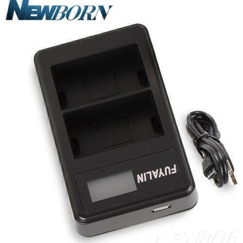 USB LCD Dual Battery Charger EN-EL3e+ for Nikon EN-EL3e D700 D300S D300 D200 D100 D90 D80 D70S D70 D50 MH-18A