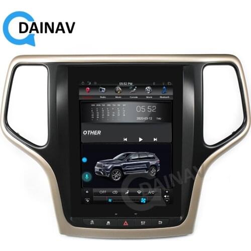 Android 9.0 PX6 Vertical style Car GPS Navigation For JEEP Grand Cherokee 2014 2015 2016 multimedia DVD player auto radio