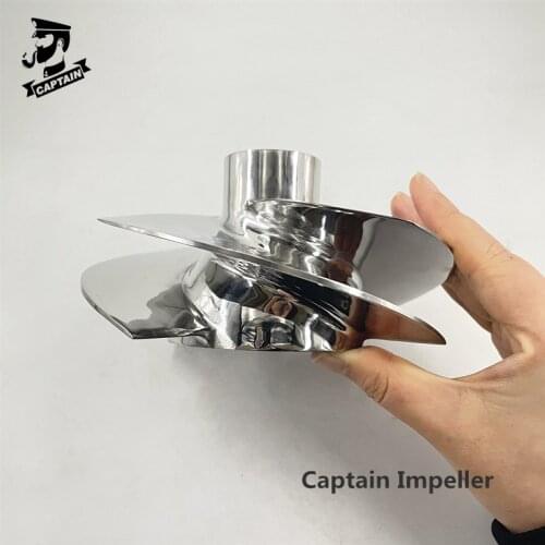 Captain Jet Ski Impeller 267000940 Fit Seadoo BRP GTI LTD 155 / GTI SE 155 155.5mm 4 Blades Polished