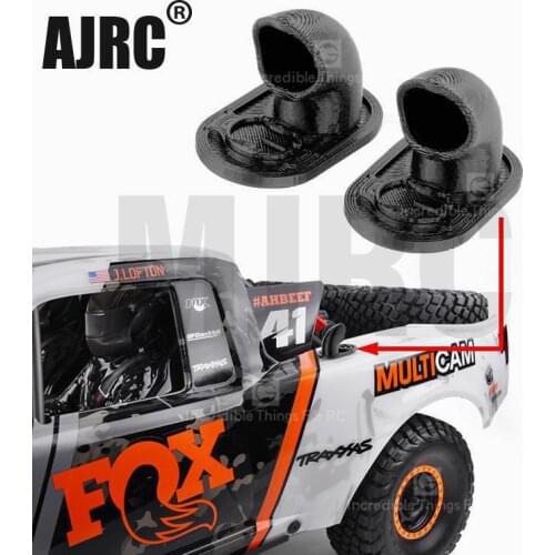 1pair UDR Model Car Engine Exhaust Pipe 3D Printing Tail Exhaust Tube Air Intake for 1:7 UDR 1:6 LOSI RC Cars/Trucks Spare Parts