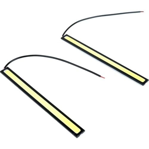 17 CM 2pcs Daytime Driving Fog Lights Vehicle Daytime Running Light COB LED Car Lamp External Lights Auto Waterproof Car Styling