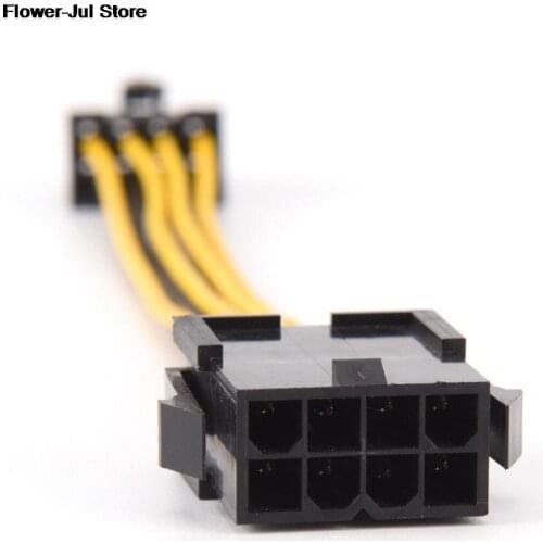 19cm 8 Pin to 8 Pin ATX EPS Male to Female Power Extension PSU Mainboard Power Extension Adapter Cable