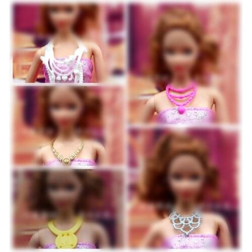 Dolls Accessories For Licca Doll For Barbie Doll For 1/6 Doll House Kids Toy Party Glasses Earring Necklace parts no doll