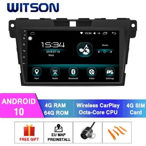 WITSON Android 10.0 CAR DVD SYSTEM for MAZDA CX-7 2013-2014 car dvd player link/DAB support