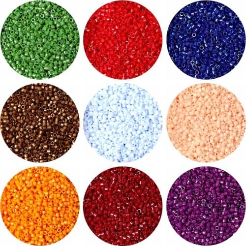 FAIRYWOO 20 Grams/Bag Luxury Seabead Miyuki Beads For Jewelry Making For Women Delica Seedbead 11/0 Handmade DIY Accessories