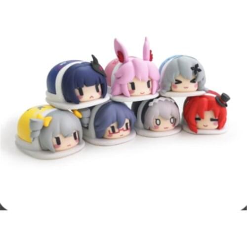 Cosmile Honkai Impact 3 Yae Sakura Kiana Kaslan PVC figure Doll model Toys 7pcs lovely cute Collection Limited cosplay Gift C