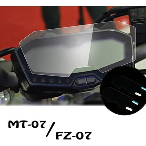 For Yamaha MT-07 FZ-07 2013-2017 Motorcycle Instrument Scratch Protection Film Dash Board Screen Protector