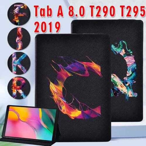 For Samsung Galaxy Tab A T290/T295 2019 8.0 Inch Tablet Case Flip Stand Leather Case + Free Stylus