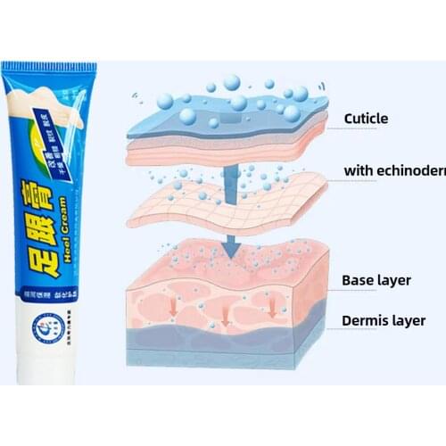 Heel Cracked Cream Anti Crack Herbal Foot Cream Dryness Foot Mask Exfoliating Scrub Callus Dead Skin Remove Hands Feet Care tool