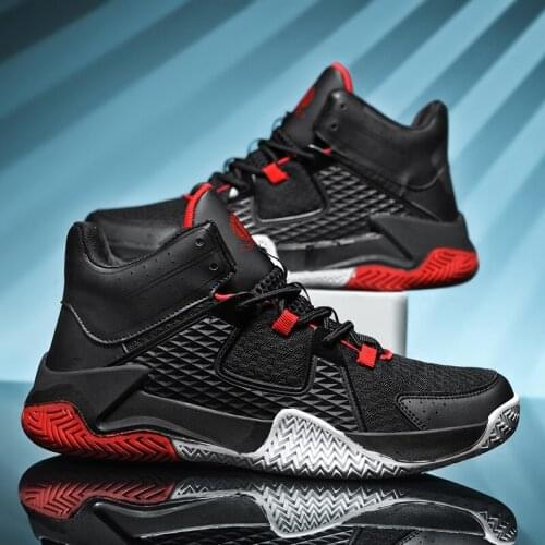 Summer Brand Mens Basketball Shoes Mesh Breathable Basketball Sports Shoes for Men Non-slip Sneakers Walking Shoes Zapatillas