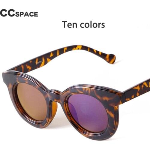 47565 Cat Eye Round Sunglasses Mens and Womens Fashion Brand Designer Sunshade Uv400 Retro Glasses