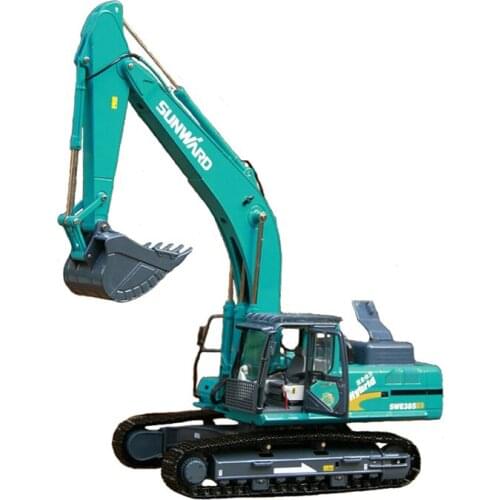 Diecast 1:35 Scale Heavy Engineering Vehicle Simulation SWE385ES Excavator Model Alloy Adult Collection Gift Souvenir Display