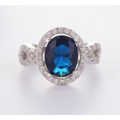 Fashion Large Crystal Zircon Rings for Women 2020 Staggered Couple Wedding Rings Ladies Luxury Jewelry Rings Wholesale H471