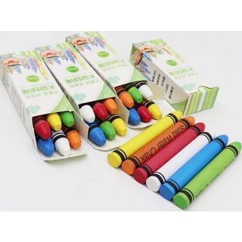 4/6/12 Colors Non Toxic Water Soluble Chalk Drawing Painting for Teacher Kids 20CB