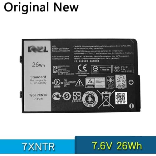 NEW Original 7XNTR Laptop Battery For Dell Latitude 12 7202 Rugged Tablet 7.6V 26Wh