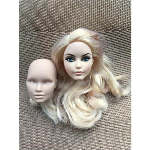 Original IT Integrity FR Fashion Royalty Doll Head Poppy Parker Adele Elise Practice Make Up Heads Doll Accessories