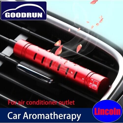 Air freshener for Lincoln car outlet vent solid perfume aromatherapy clip diffuser fragrance interiior accessoriors