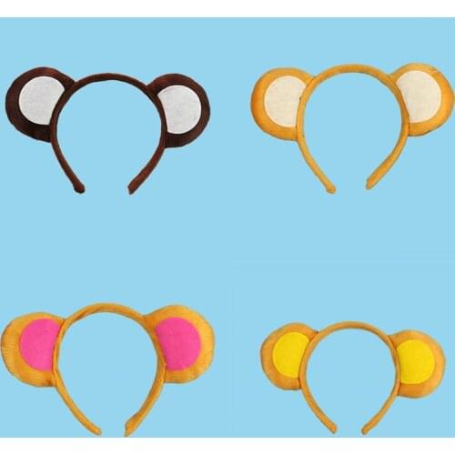 Monkey Ear Makeup Party Adult Child Animal Ears Hairband Headband Cosplay Costume Accessory Halloween Party Favor