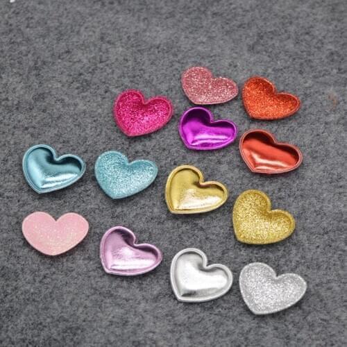 Sew on 3*3.4cm 80 pcs/lot Angel wings bear heart Appliques for Cloth Decoration, Angel wing Hair Accessories free shipping