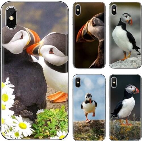 Atlantic Puffin Faroe Islands Art Silicone Cover Bag For Samsung Galaxy A3 A5 A7 A9 A8 Star Lite A6 Plus 2018 2015 2016 2017