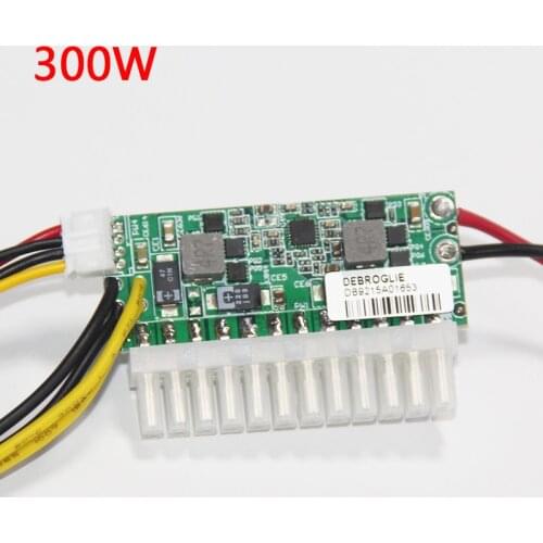 PCI-E Input DC-ATX-300W 24pin Power Supply Module Swithc Pico PSU Car Auto Mini ITX High DC-ATX power module ITX Z1