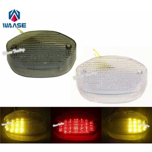 Waase For BMW R1100S 1998 1999 2000 2001 2002 2003 2004 2005 E-Marked Rear Tail Light Brake Turn Signals Integrated LED Light